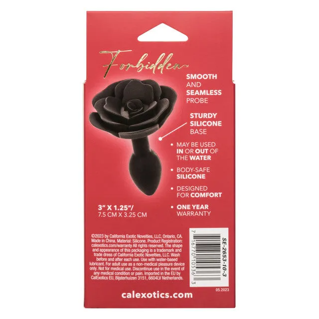 CalExotics CalExotics Forbidden Rose Anal Plug Small Black Anal