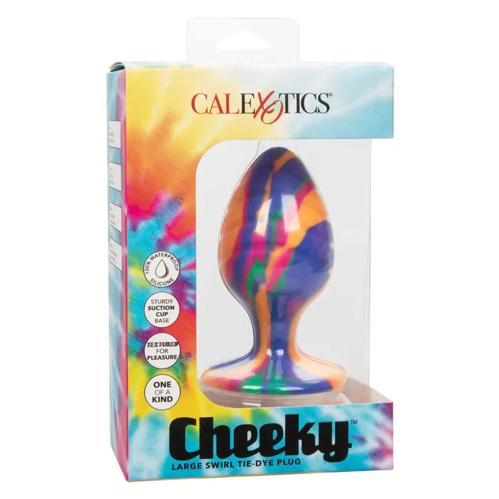 Cheeky Large Swirl Tie Dye Plug California Exotic Novelties Anal