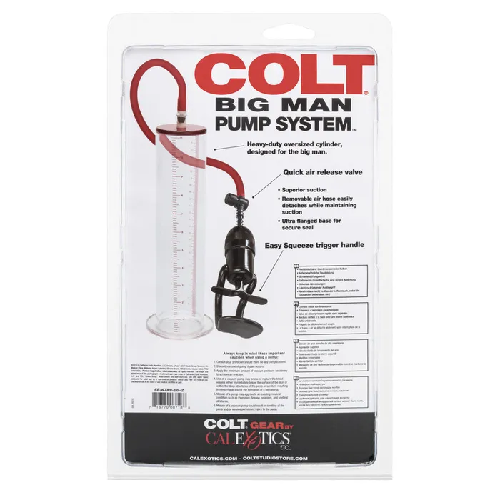 COLT Big Men Pump System Penis Pump CalExotics Male Sex Toys