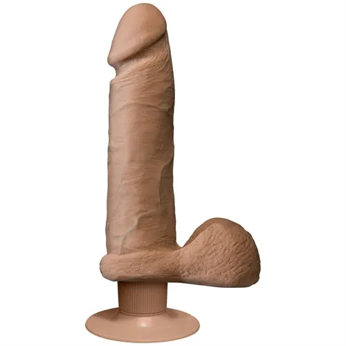 Dildos The Realistic Cock Ultraskyn Vibrating 8 Caramel Sale