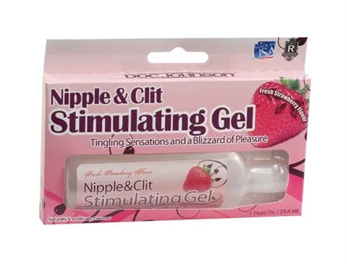 Doc Johnson Enhancers Nipple and Clit Stimulating Gel 1 Oz Strawberry