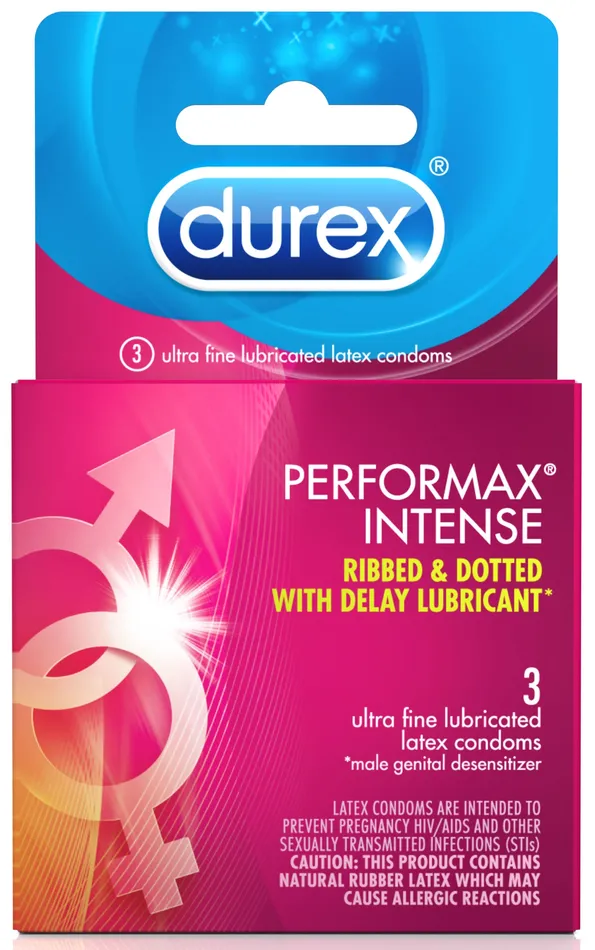 Enhancers Paradise Marketing Durex Performax Intense 3 Pack