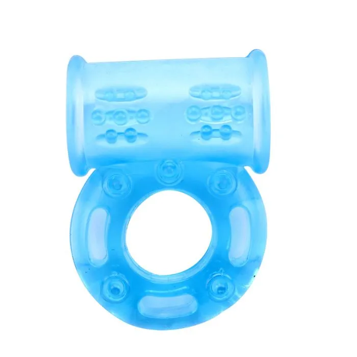 GK Power Vibrating Cock Ring Blue PAG Male Sex Toys