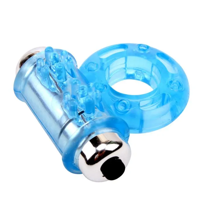 GK Power Vibrating Cock Ring Blue PAG Male Sex Toys