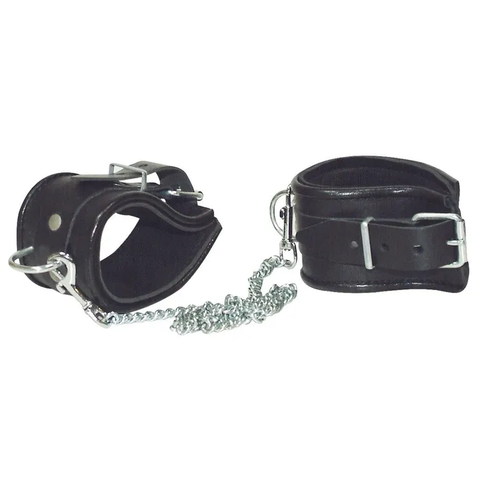 Leather And Chain Ankle Leg Restraint Zado Restraints