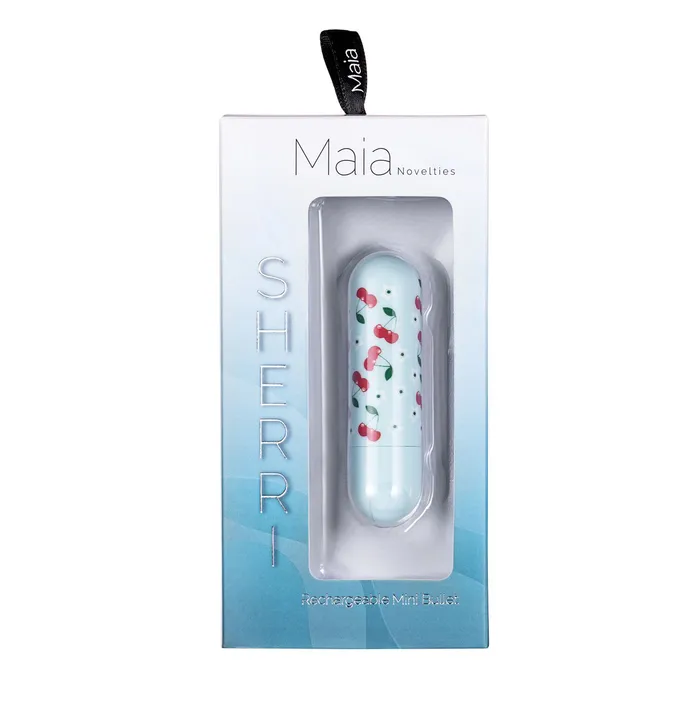 Maia Toys Female Sex Toys Sherri Super Charged Mini Bullet W Cherry Pattern