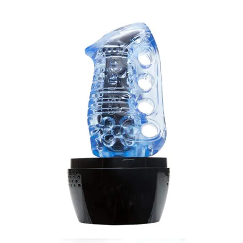 Male Sex Toys Fleshlight Fleshskins Grip Blue Ice With Case