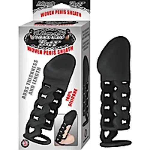 Nasstoys Anal Mack Tuff Woven Penis Sheath Black