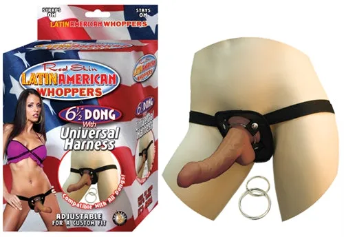 Nasstoys Dildos All American Whoppers 65InchDong With Universal Harness Latin