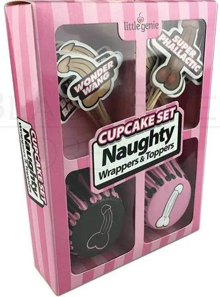 Not specified Male Sex Toys CUPCAKE SET NAUGHTY WRAPPERS PENIS