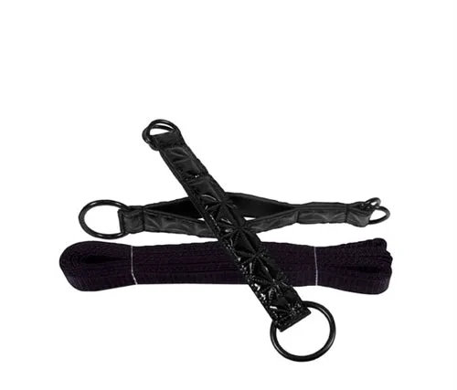 nsnovelties Anal Sinful Bed Restraint Straps Black