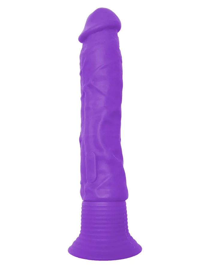 Pipedream Vibrators Neon Silicone Wall Banger Purple