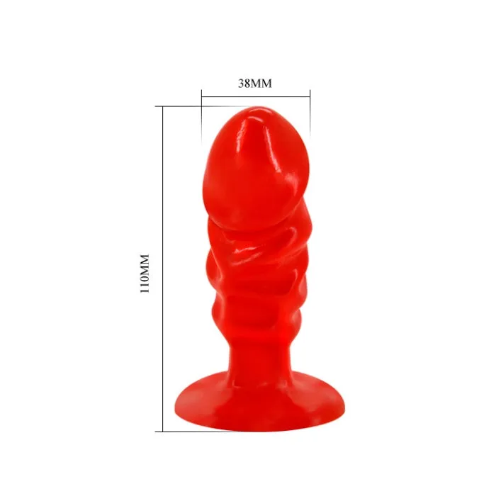 PRE Male Sex Toys Jelly Ribbed Anal Plug Large