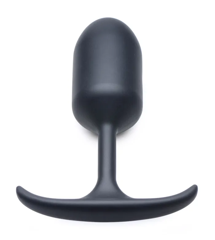 Premium Silicone Weighted Anal Plug Small XR Brands Heavy Hitters Male Sex Toys