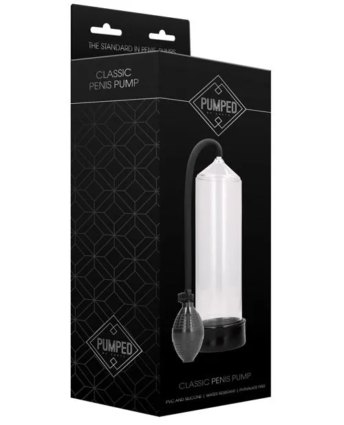 Pumped Classic Penis Pump Transparent SHOTS AMERICA Male Sex Toys