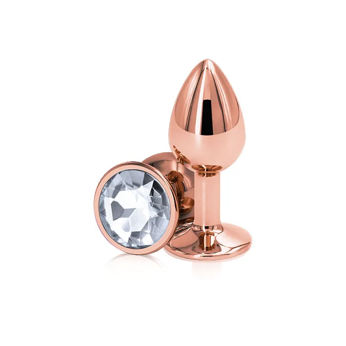 Rear Assets Rose Gold Small Clear nsnovelties Anal