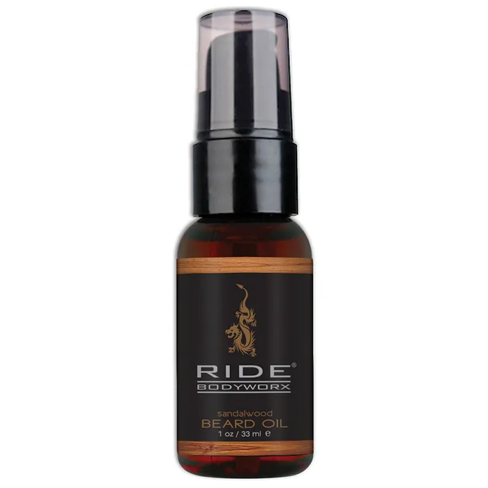 Ride BodyWorx Beard OilSandalwood 1oz SLIQUID Couples