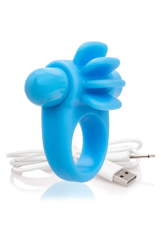 Screaming O Vibrators Charged Skooch Ring Blue