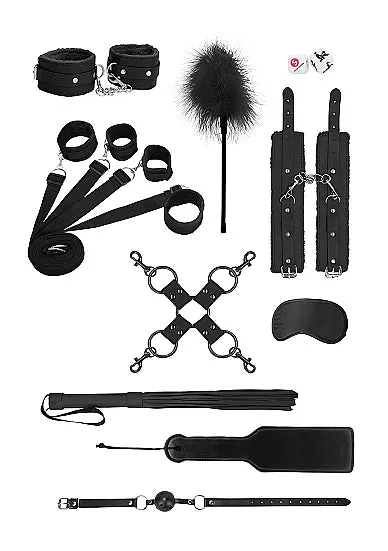 SHOTS AMERICA Supreme Bed Bindings Restraint Kit Black Anal