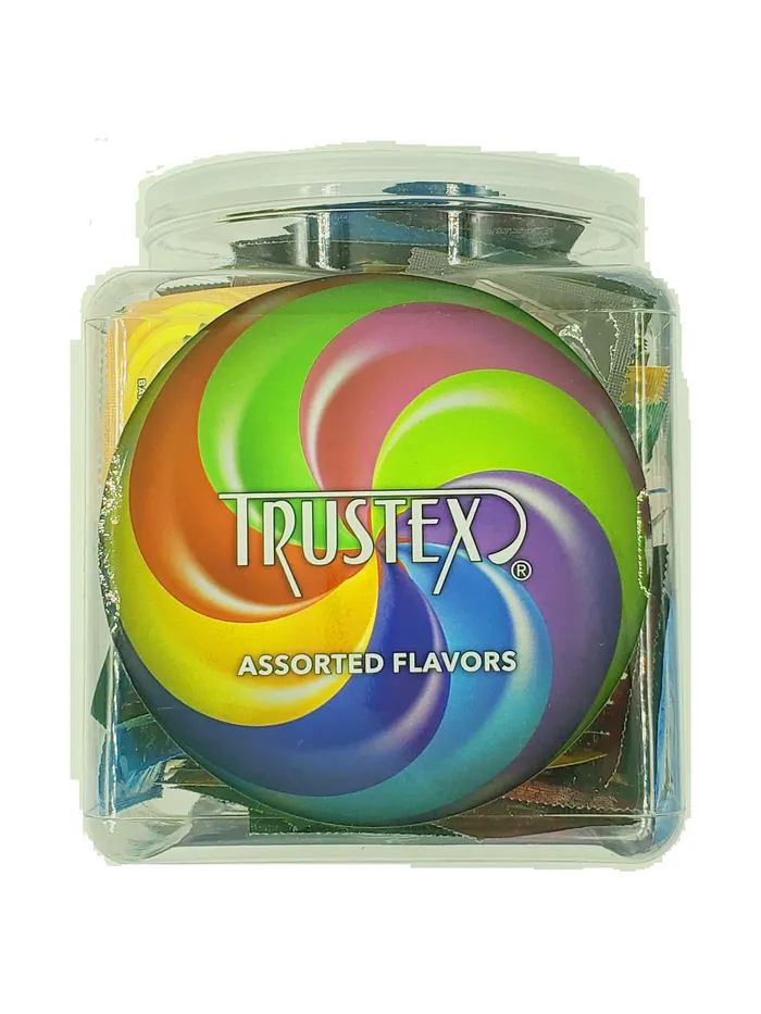 Trustex Trustex Flavored Lubricated Condoms 144 Pieces Box Assorted Flavors Vibrators