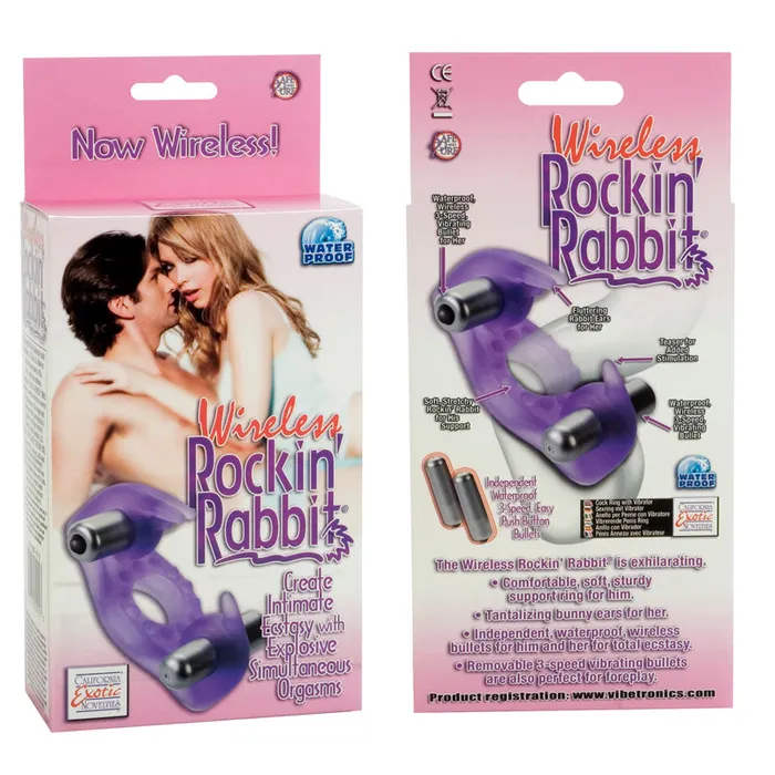 Vibrators California Exotic Novelties Wireless Rockin Rabbit