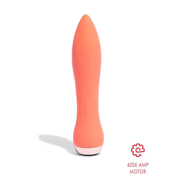 Vibrators Nu Sensuelle Nu Sensuelle Silicone 60SX AMP Bullet Orange