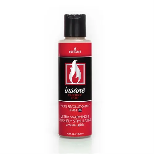 Vibrators Sensuva Insane Personal Moisturizer Cherry Pop 42 Oz