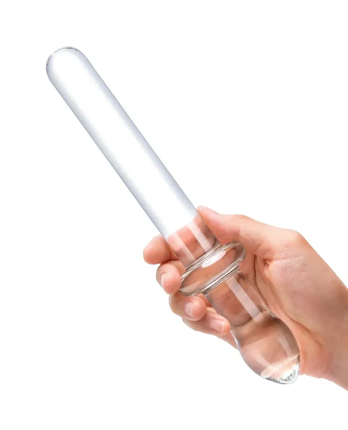 925 Inch Classic Smooth DualEnded Dildo Clear Glas Dildos