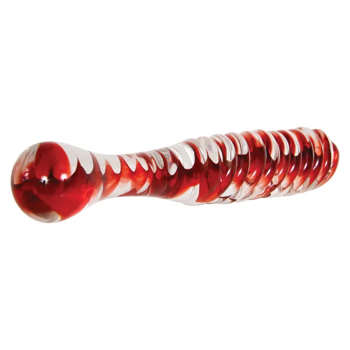 Adam and Eve Glass Dildo Eves Sweetheart Swirl Glass Dildo Dildos