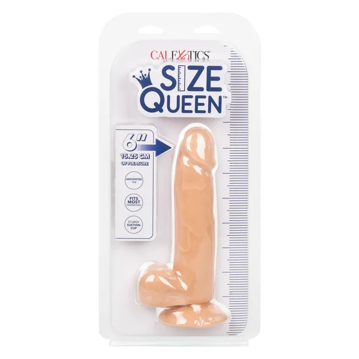 Anal CalExotics Size Queen 6 inch1525 Cm Ivory