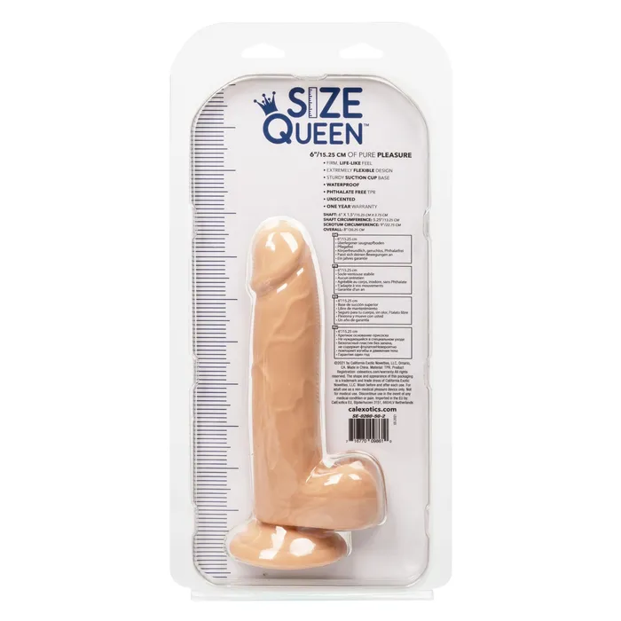 Anal CalExotics Size Queen 6 inch1525 Cm Ivory