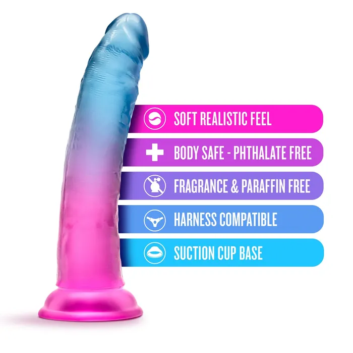 Blush Novelties B Yours Beautiful Sky 7 Inch Dildo Sunset Dildos