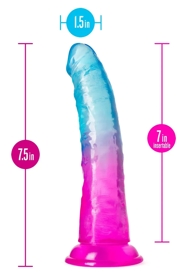 Blush Novelties B Yours Beautiful Sky 7 Inch Dildo Sunset Dildos