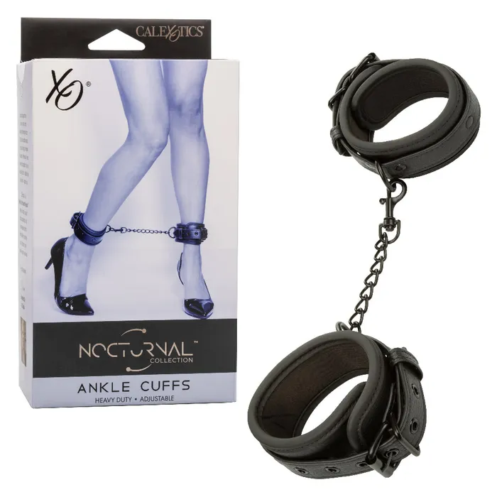 CalExotics Anal Nocturnal Collection Ankle Cuffs Black