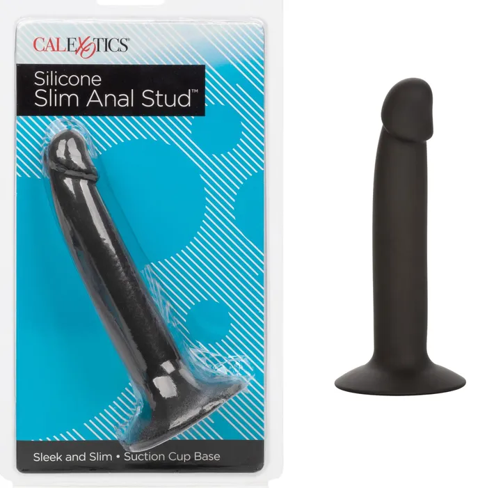 CalExotics Anal Silicone Slim Anal Stud Black