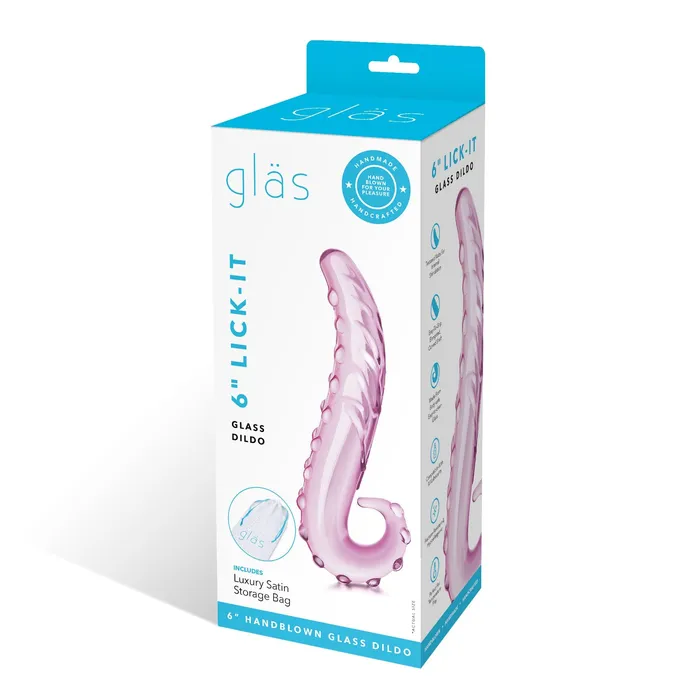 Dildos 6 Inch LickIt Glass Dildo Glas