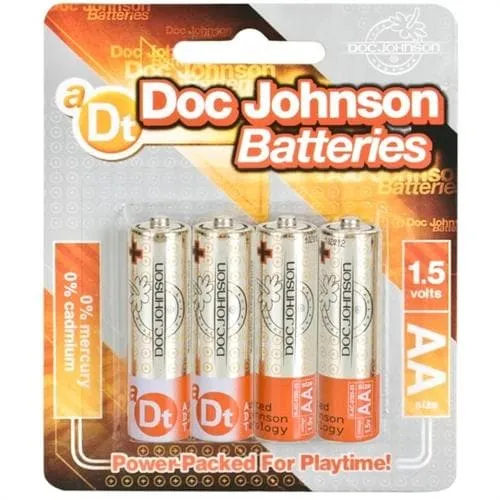 Doc Johnson Enhancers Doc Johnson Batteries AA 4 Pack