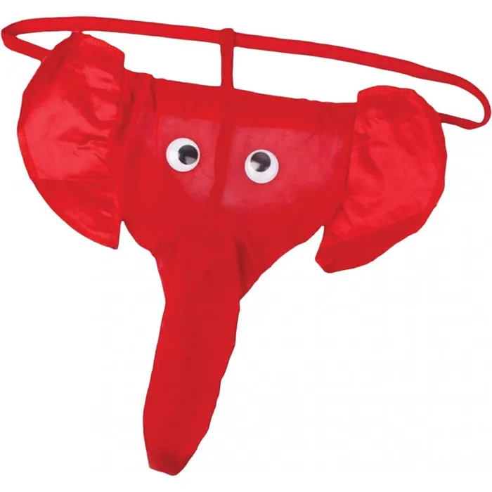 Elephant Thong Red One Size Hott Products Teddies And Bodies