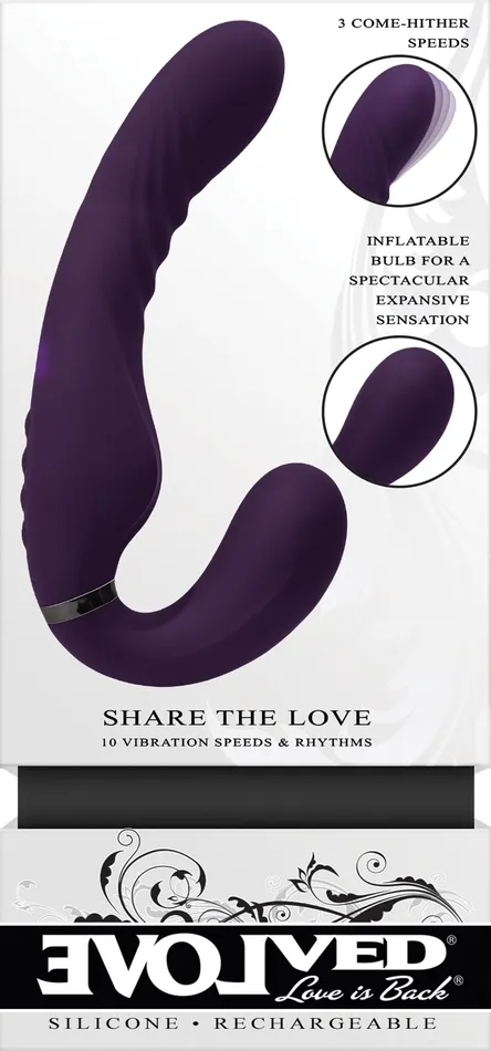 Evolved Novelties Vibrators Share the Love Purple