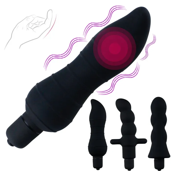 Female Sex Toys SEXSOHO Official Store Silicone Vibrating Butt Plugs Anal Vibrator 10 Speeds Powerful Massager