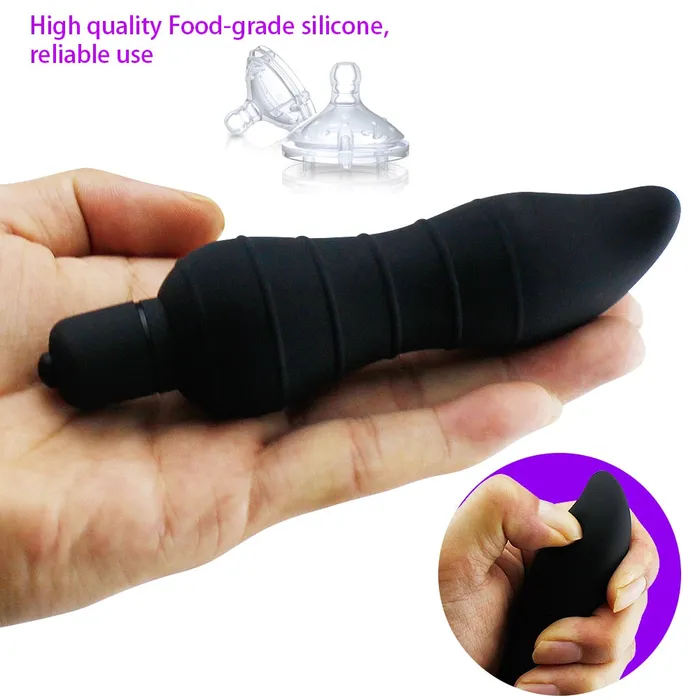 Female Sex Toys SEXSOHO Official Store Silicone Vibrating Butt Plugs Anal Vibrator 10 Speeds Powerful Massager