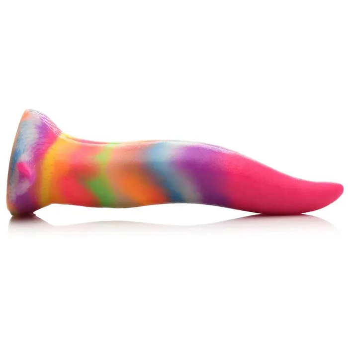 Female Sex Toys XR Brands Creature Cocks Unicorn Kiss Unicorn Tongue GlowintheDark Silicone Dildo