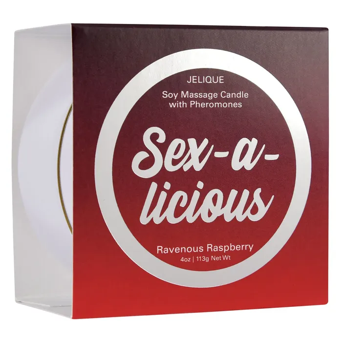 Jelique Products Couples Mood Candle SexaLicious Ravenous Raspberry 4 Oz Jar