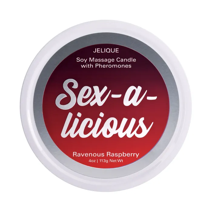 Jelique Products Couples Mood Candle SexaLicious Ravenous Raspberry 4 Oz Jar