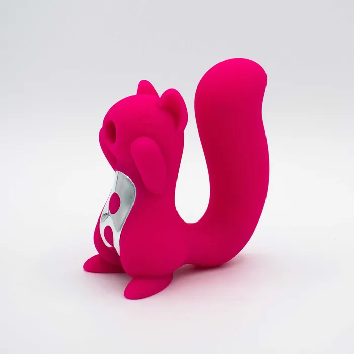 Like A Kitten Inc Vibrators Screaming Squirrel Air Pulse and GSpot Vibrator Pink