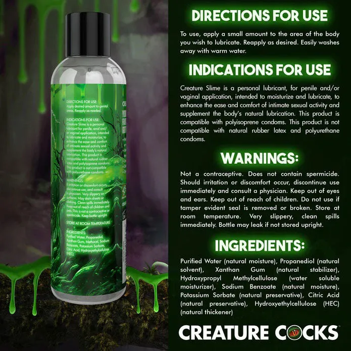 Lubricants XR Brands Creature Cocks Creature Slime Water Based Lubricant 8oz