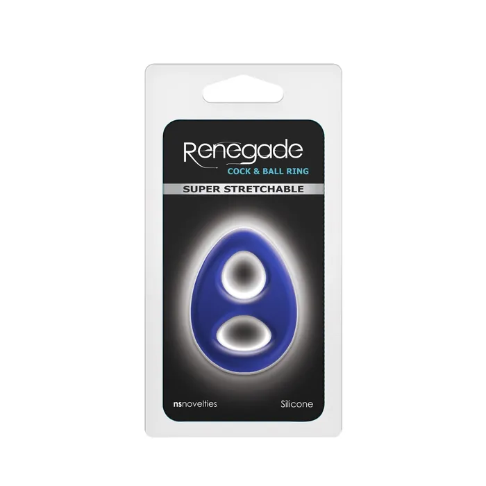 Male Sex Toys Renegade Romeo Soft Ring Blue nsnovelties