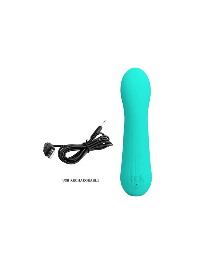 Pretty Love Female Sex Toys Faun Rechargeable Vibrator Turquoise