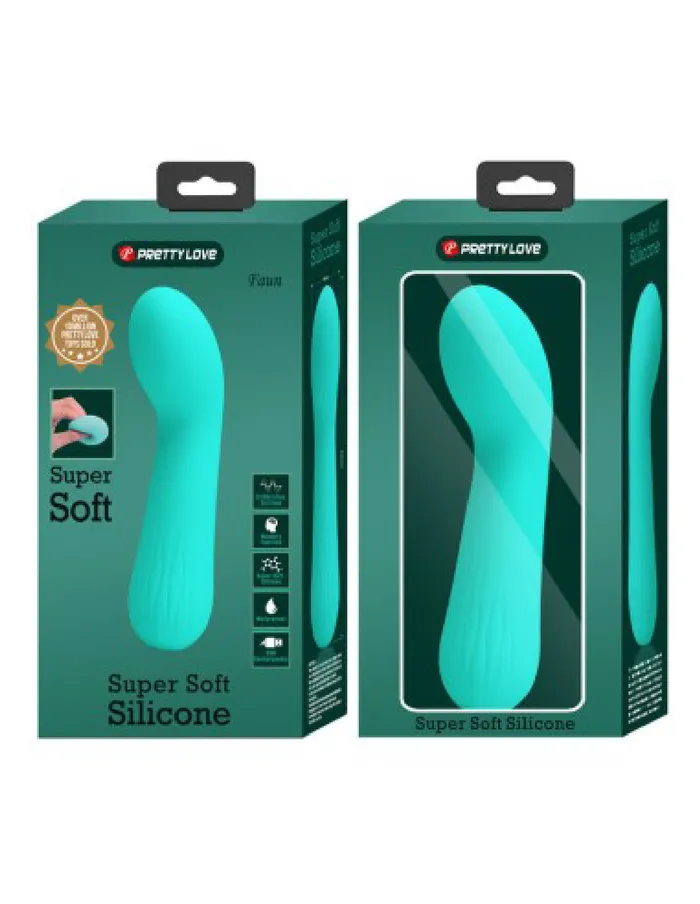 Pretty Love Female Sex Toys Faun Rechargeable Vibrator Turquoise