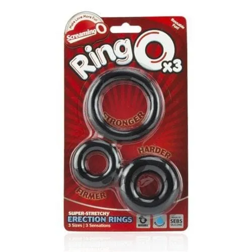 Screaming O Anal Ringo X3 Black Each